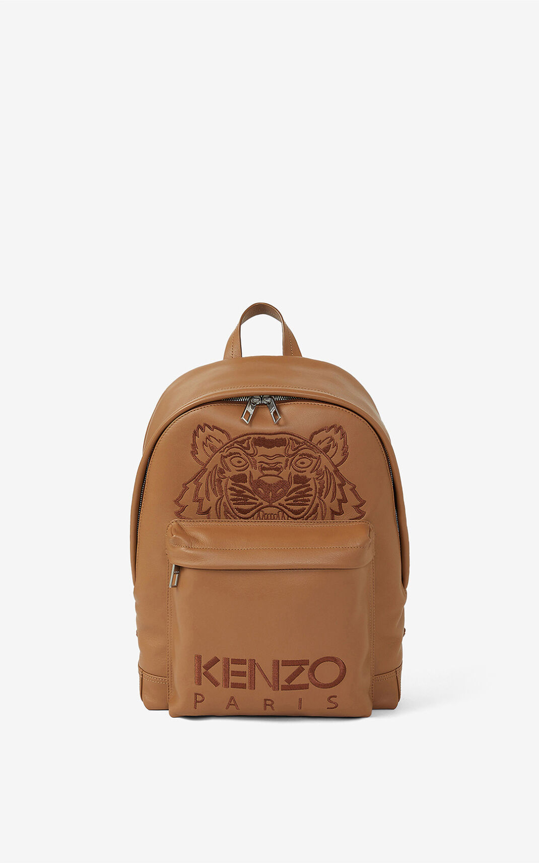 Mochila Kenzo Kampus Tiger Cuero Hombre Marrones - SKU.6208764